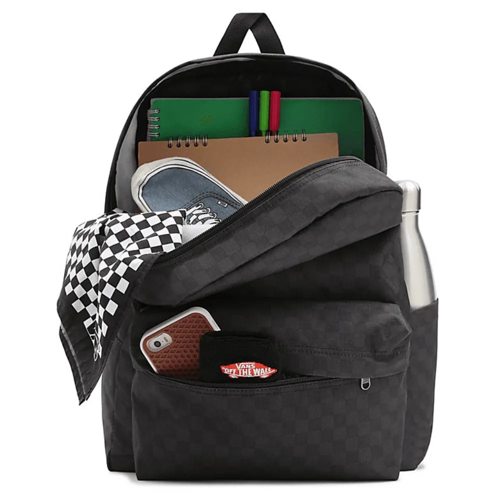 Vans Old Skool Charcoal Check Backpack