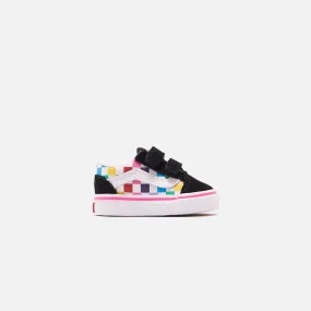 Vans     toddler checkerboard old skool v