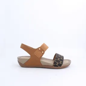 VETROY CASUAL SANDALS - BROWN