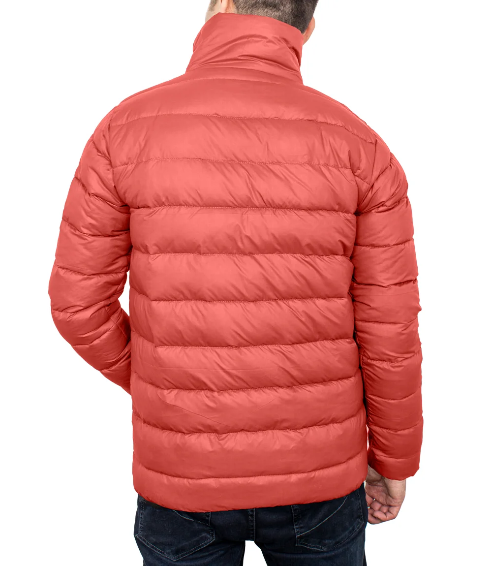 Vicente Rust Premium Puffer Jacket For Men