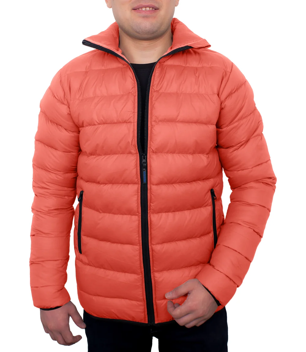 Vicente Rust Premium Puffer Jacket For Men