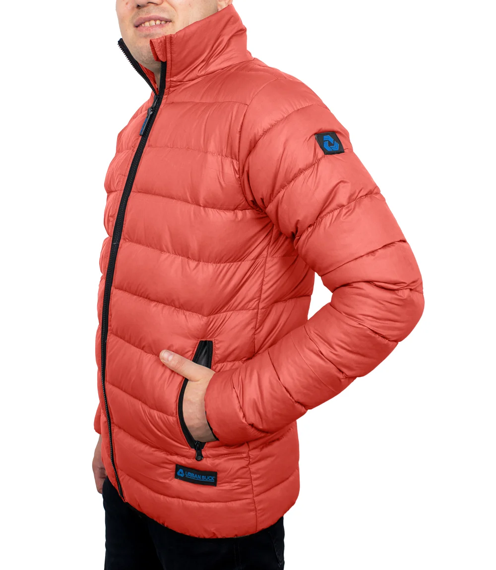 Vicente Rust Premium Puffer Jacket For Men