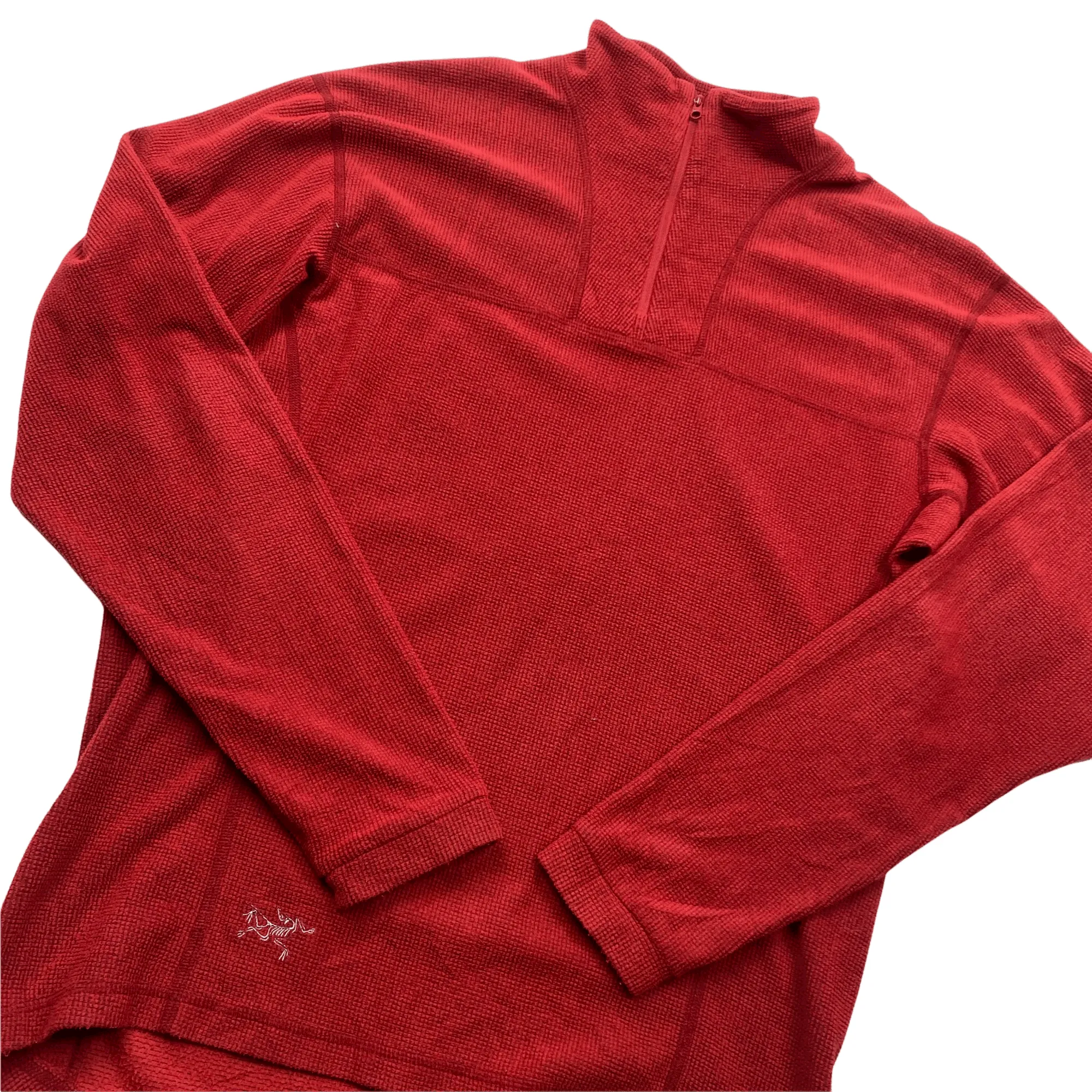 Vintage 90s Red Arc'Teryx Quarter Zip Fleece - Medium