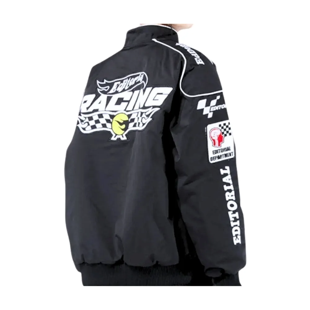 Vintage Black Formula 1 Racing Jacket
