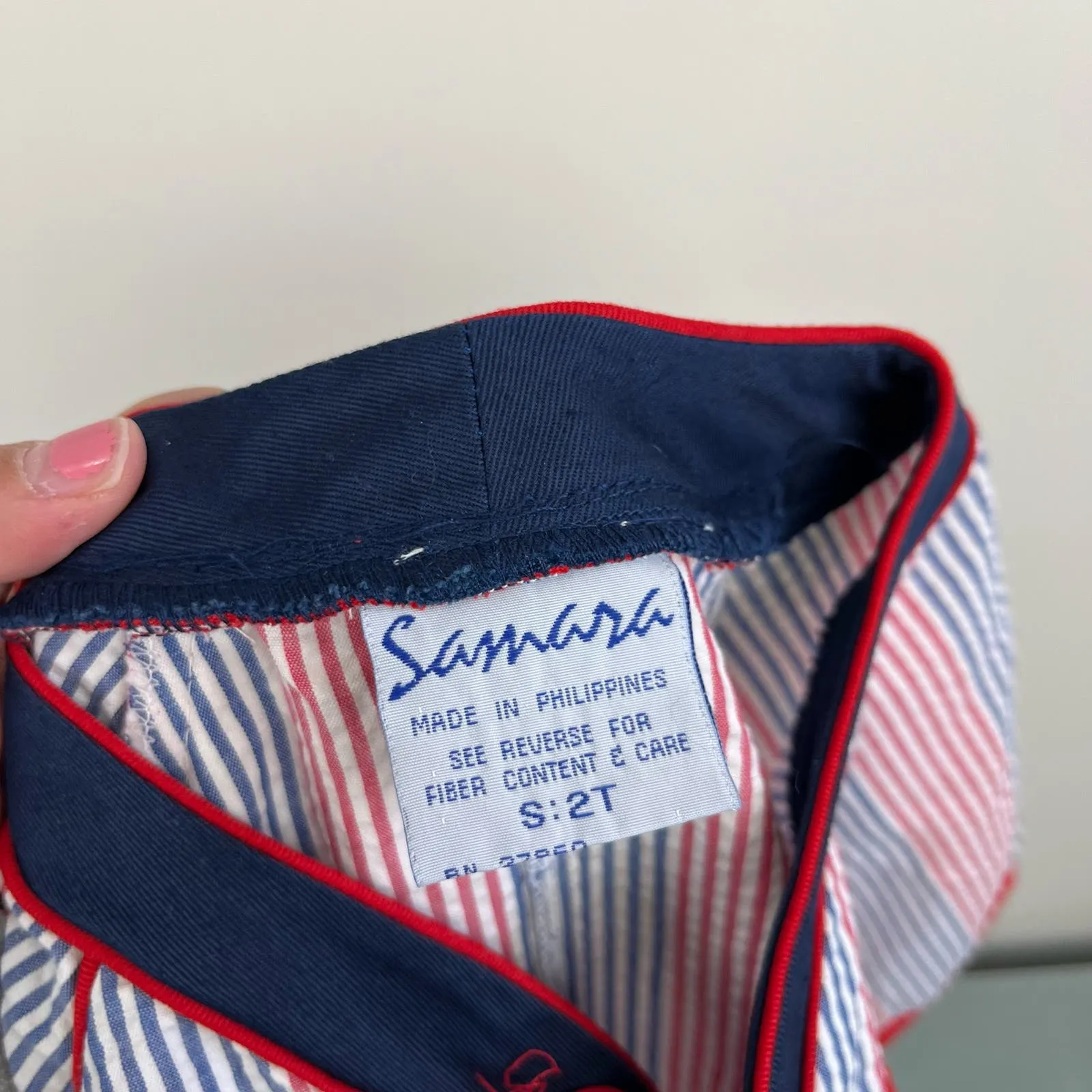 Vintage Samara Baseball Romper 2T NWT