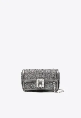Viv' Jeu de Fille Metallic Clutch Bag