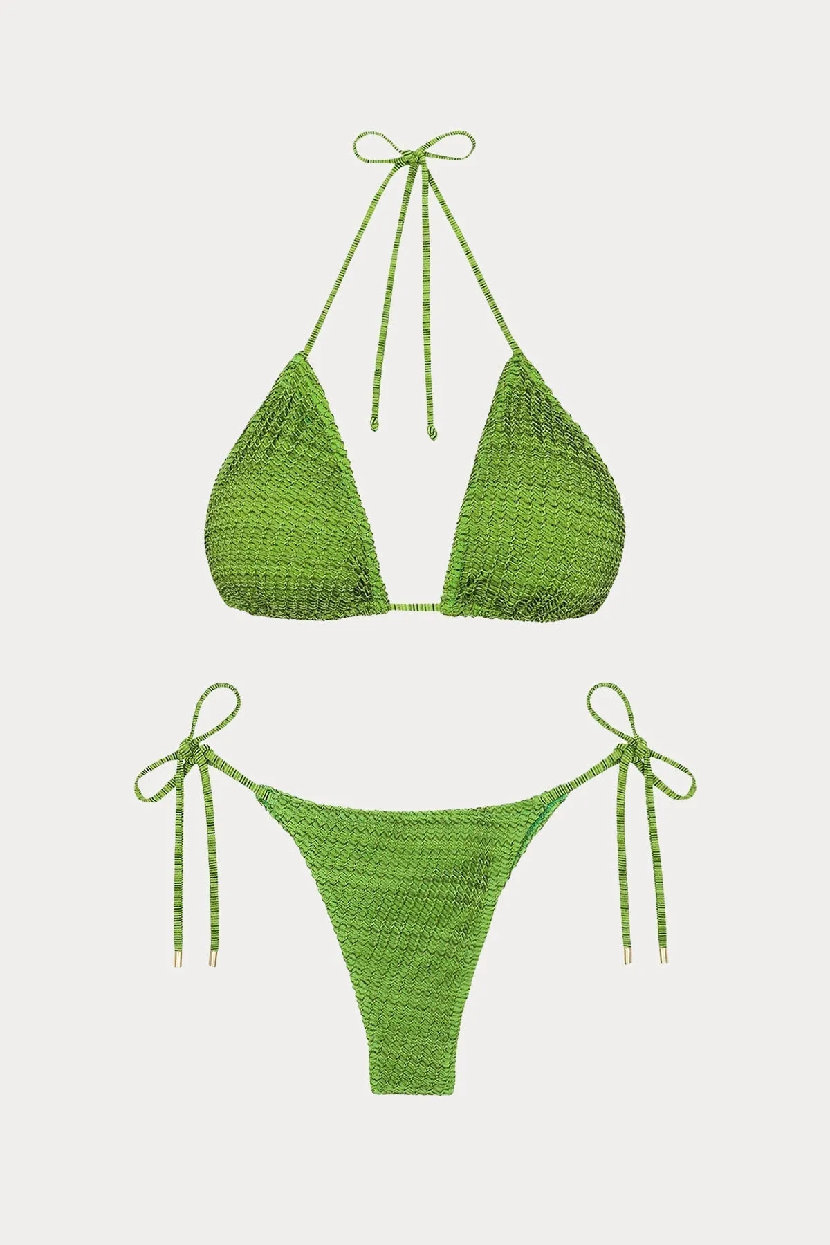 Vix Solid Tri Boyundan Balamal Bikini