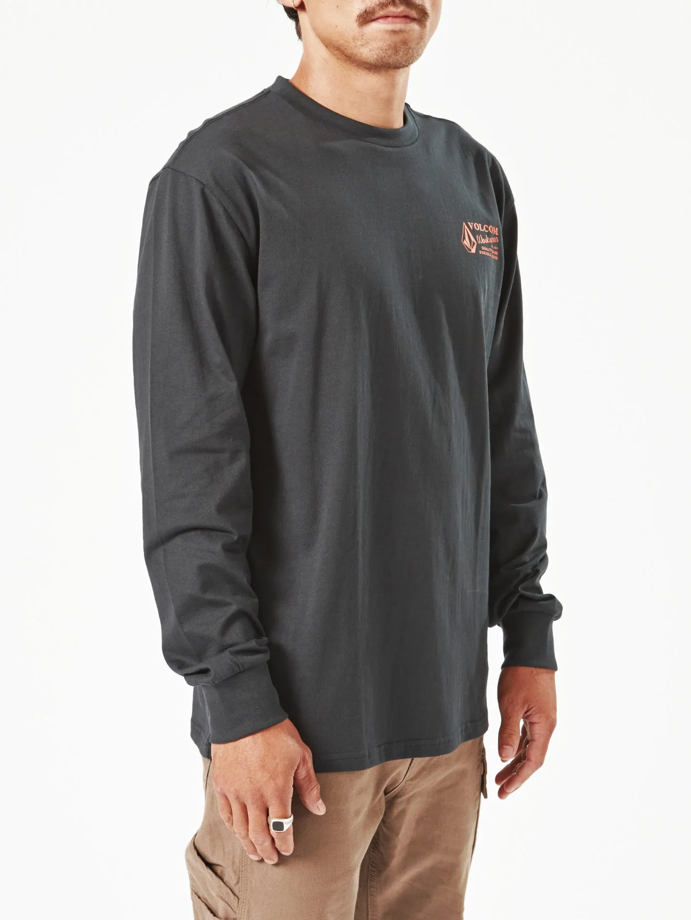 Volcom Workwear Long Sleeve Shirt - Black