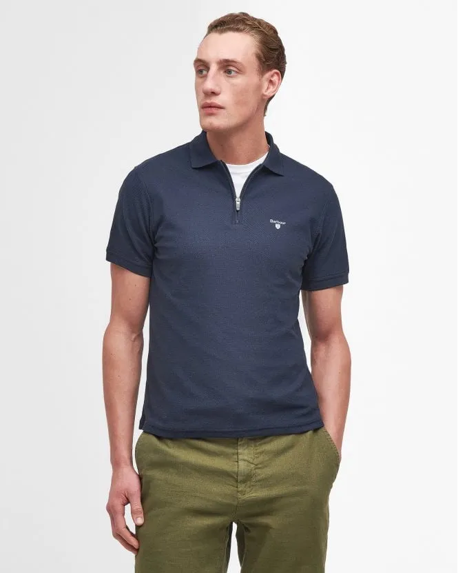 Wadworth Mens Tailored Zip Polo Shirt