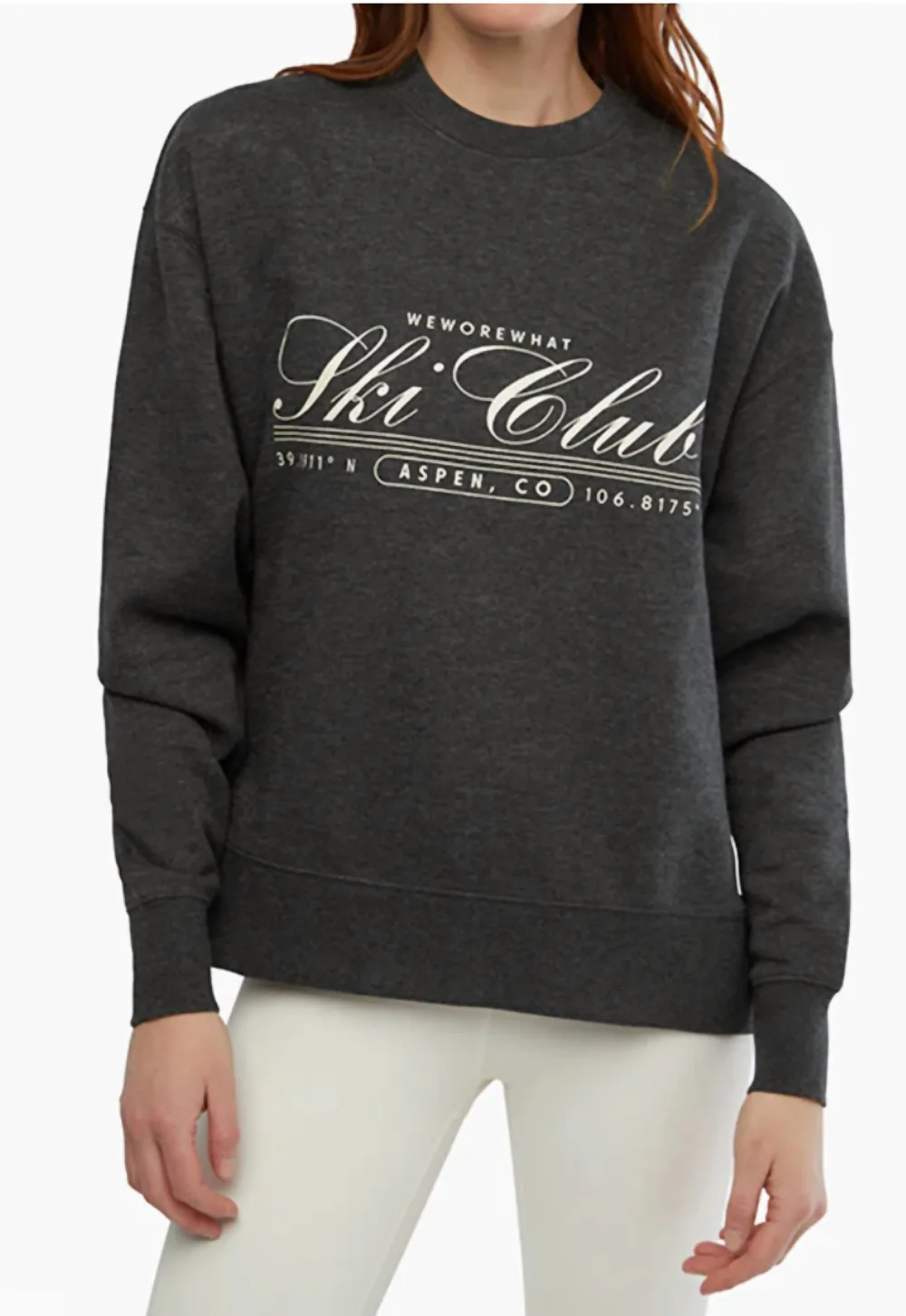 WE WORE WHAT - Ski Club Sweatshirt
