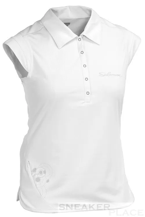 Weißes Polo Shirt von Salomon