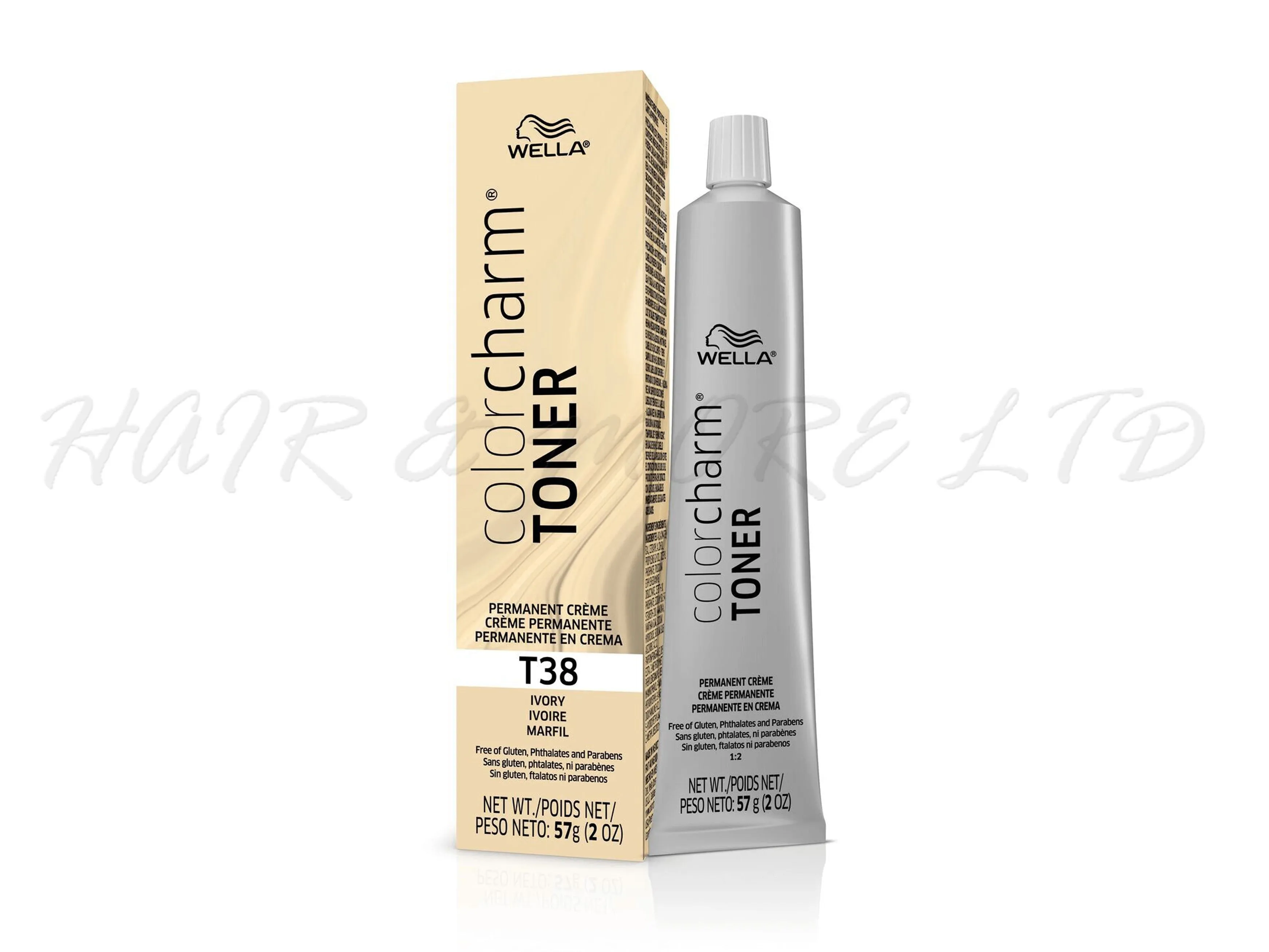 Wella Color Charm Permanent Creme Toner #T38 Ivory