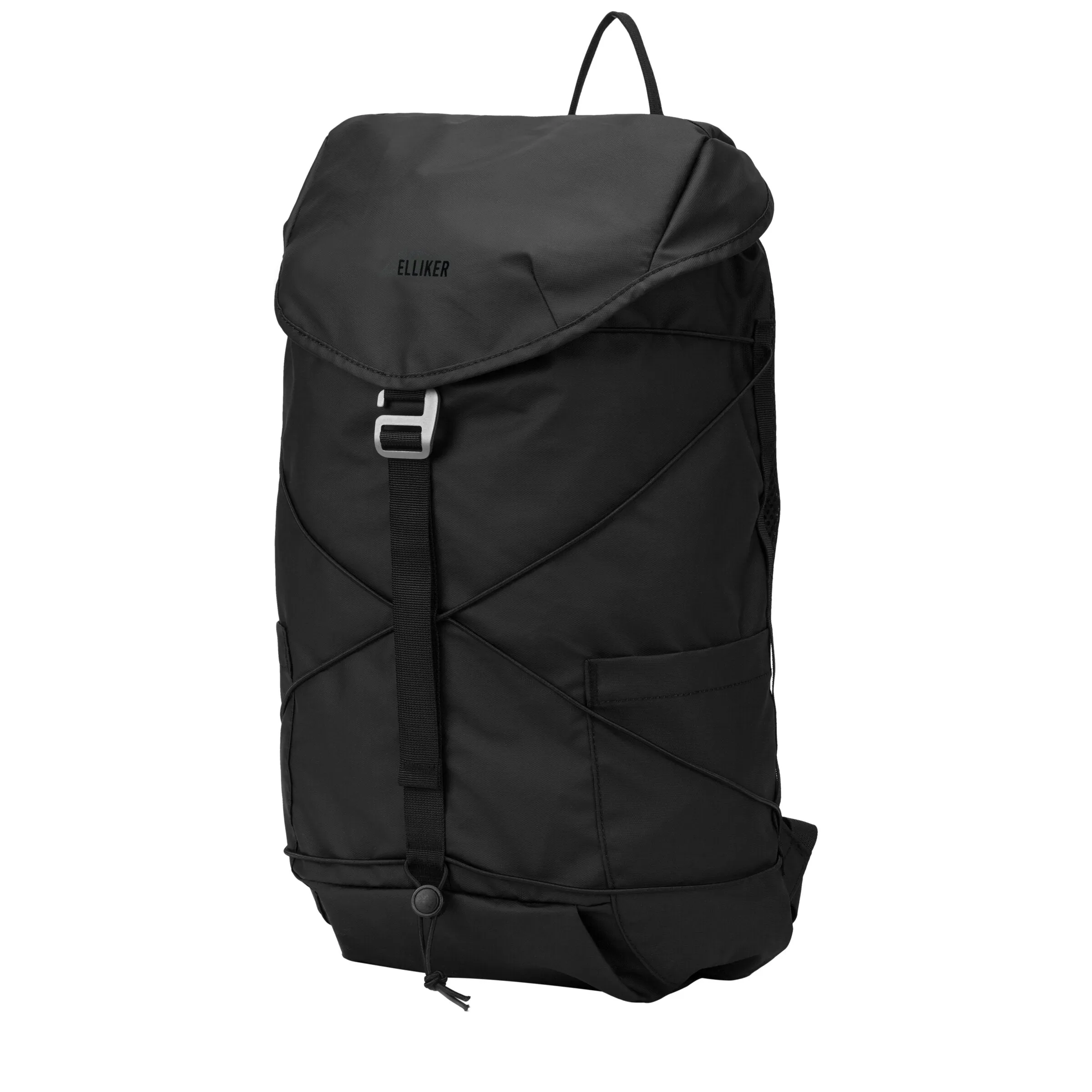 Wharfe Flap Over Backpack Black