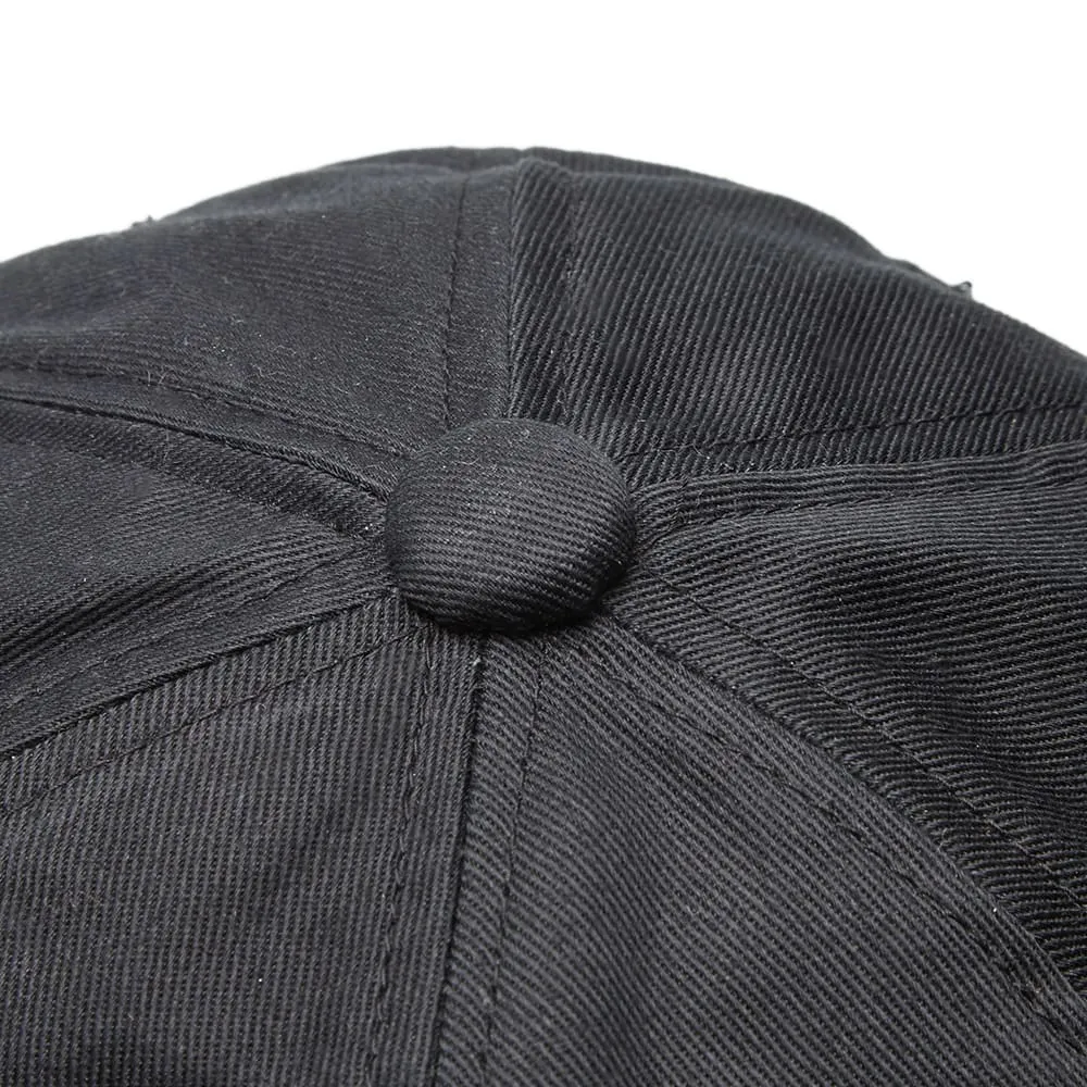 White Mountaineering Emblem Baseball CapBlack
