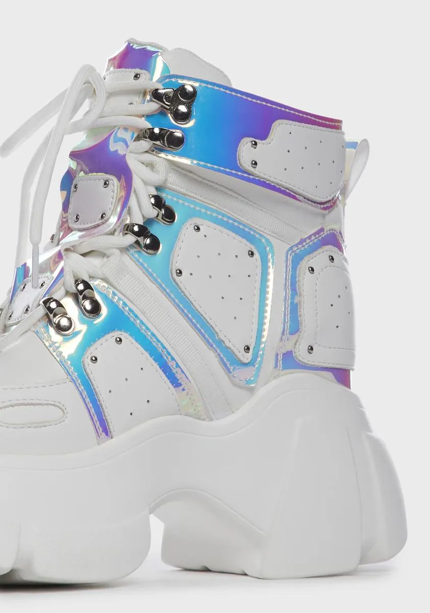 White Passionfruit-03 Wedge Sneakers-