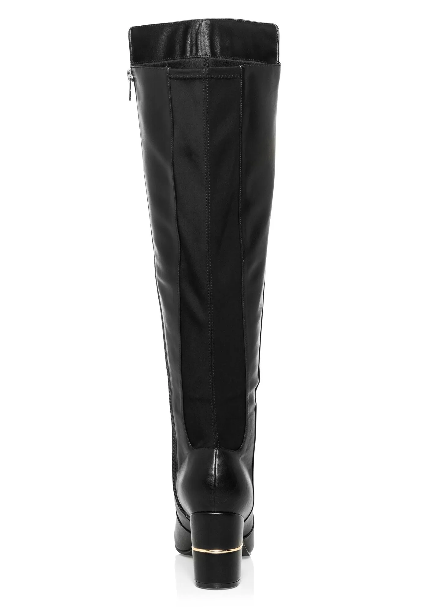 WIDE FIT Priscilla Knee High Boot - black