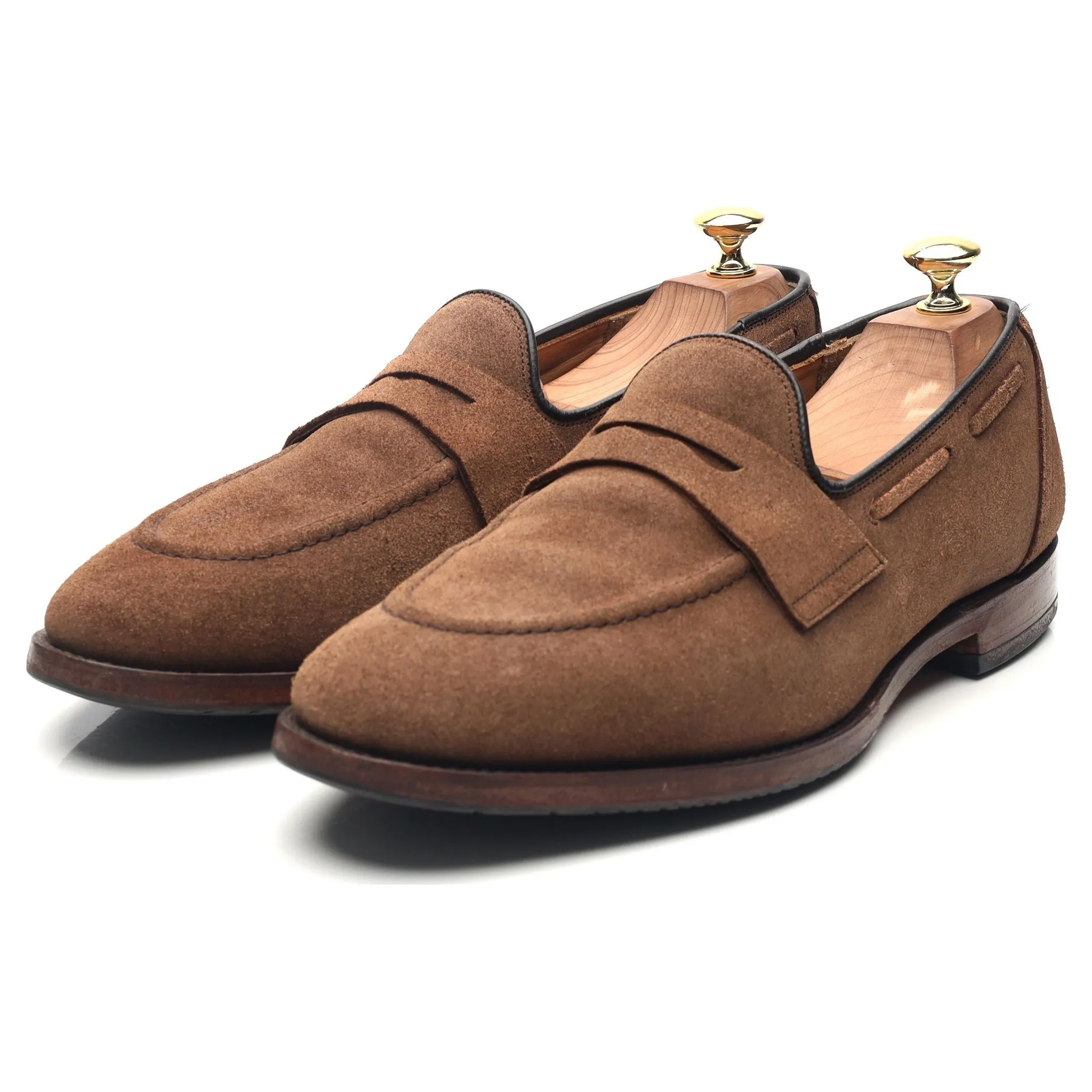 'Widnes' Brown Suede Loafers UK 8.5 G