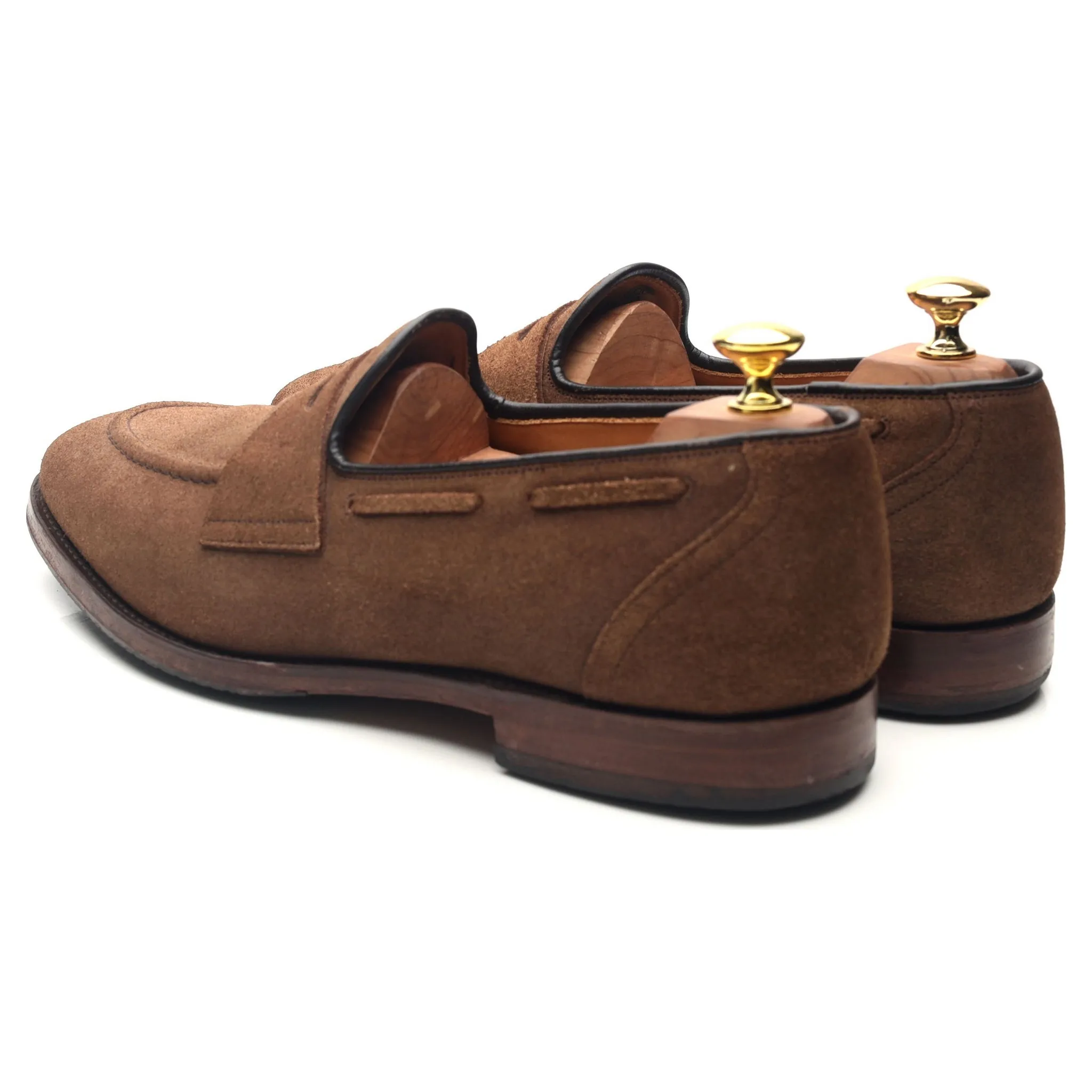 'Widnes' Brown Suede Loafers UK 8.5 G