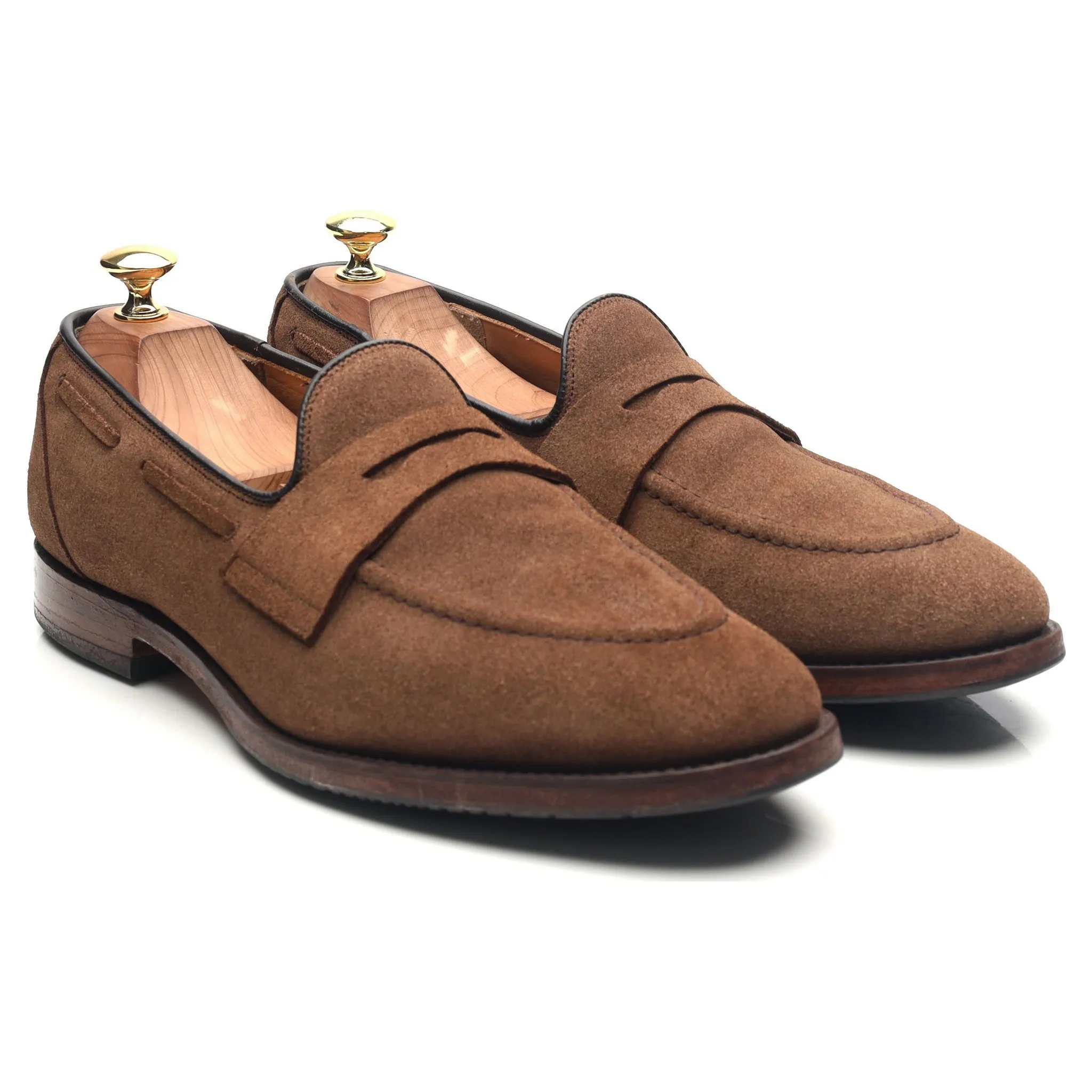 'Widnes' Brown Suede Loafers UK 8.5 G