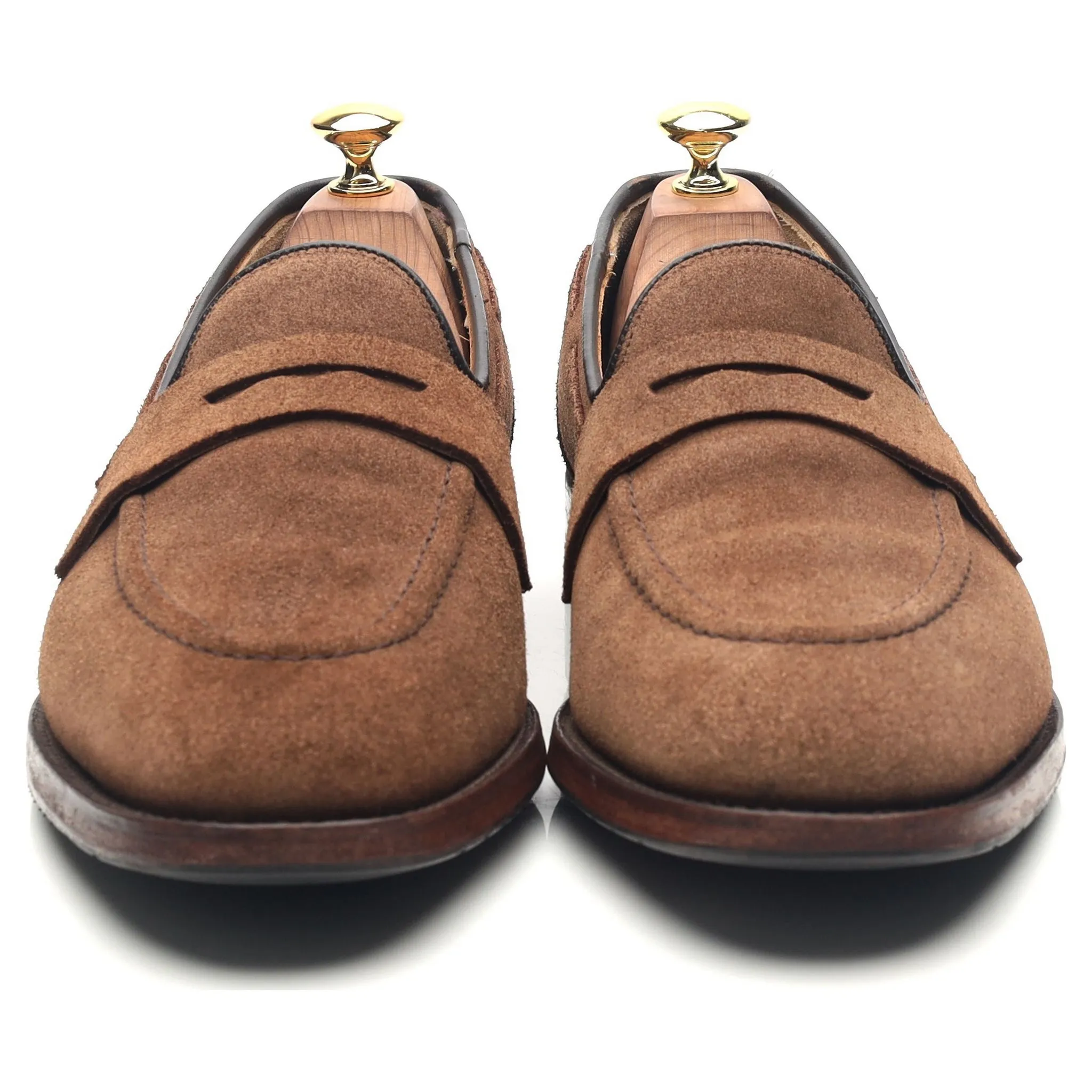 'Widnes' Brown Suede Loafers UK 8.5 G