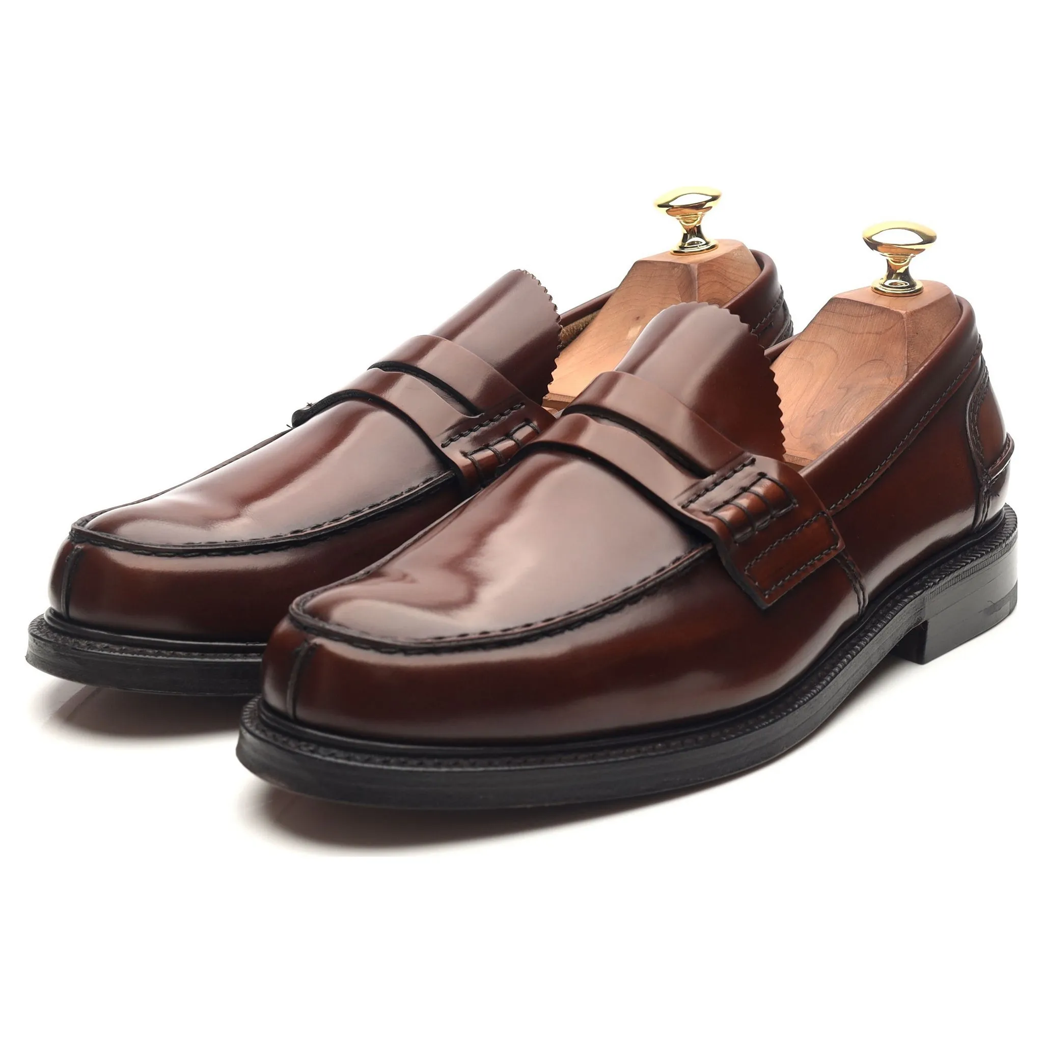 'Willenhall' Brown Leather Loafers UK 9 G