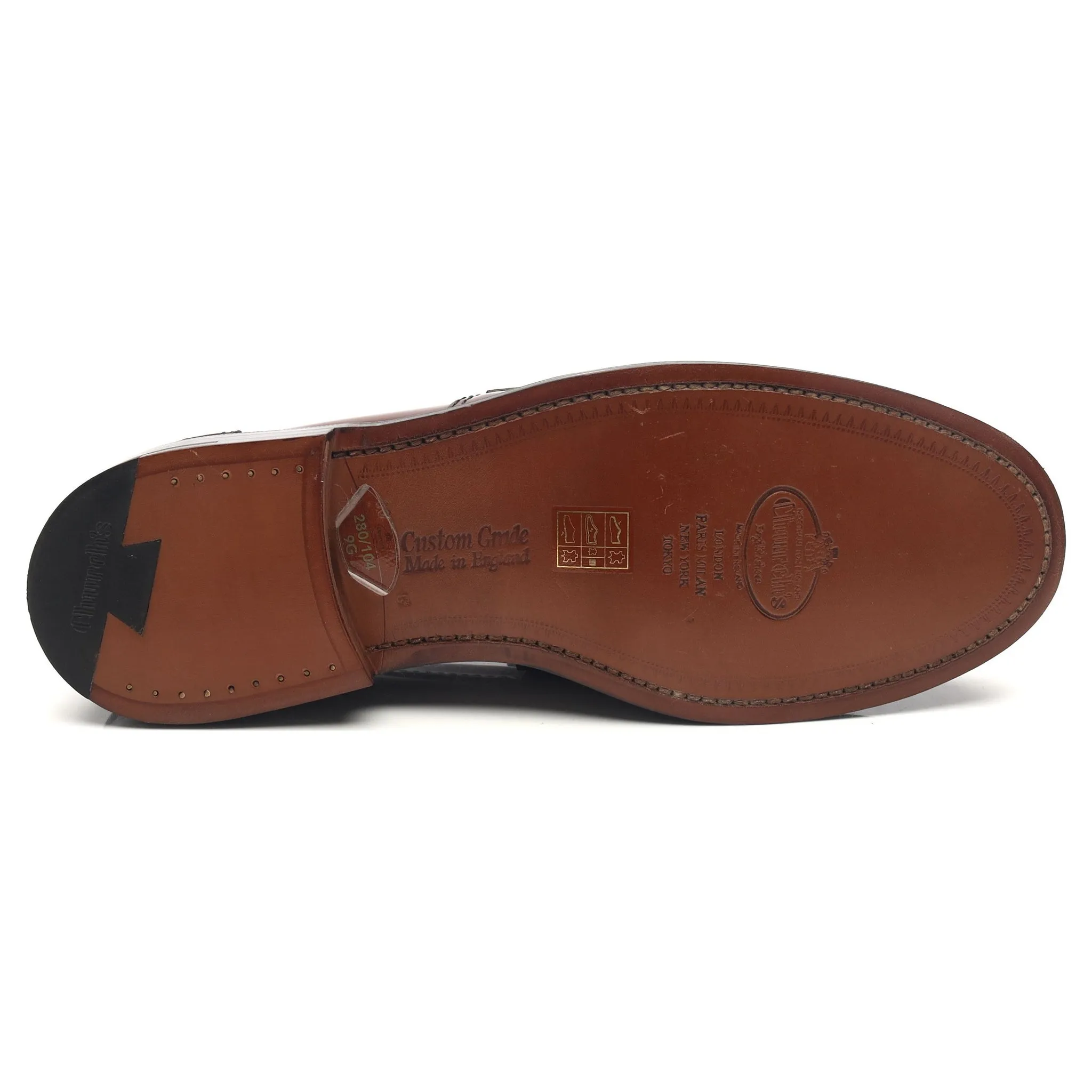 'Willenhall' Brown Leather Loafers UK 9 G