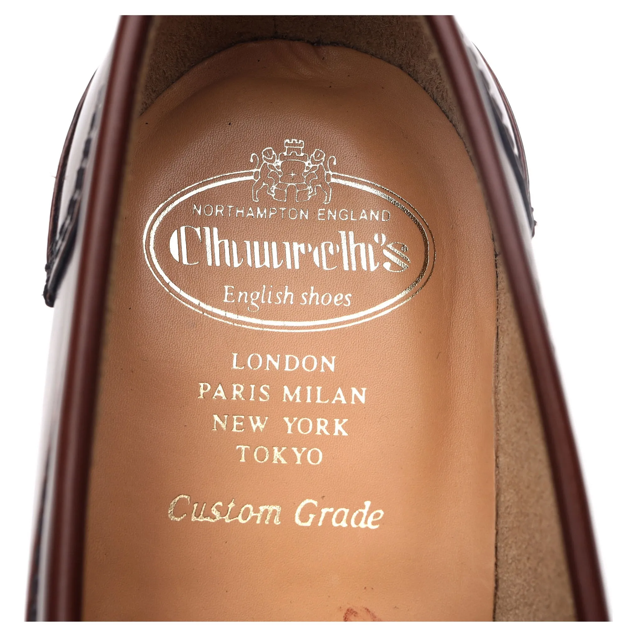 'Willenhall' Brown Leather Loafers UK 9 G