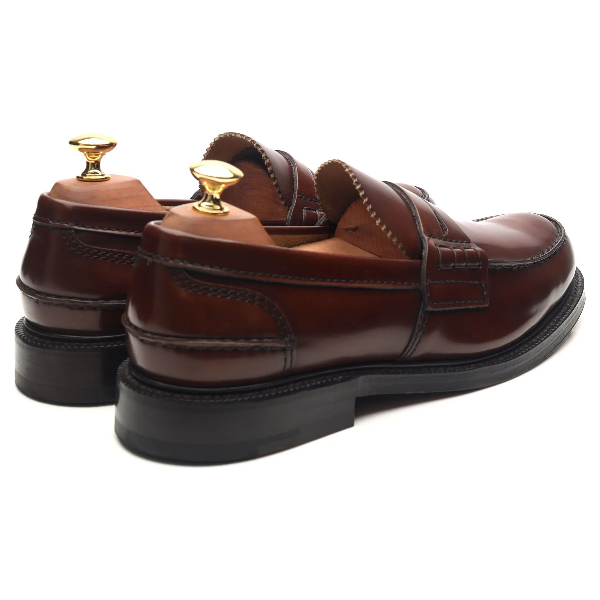 'Willenhall' Brown Leather Loafers UK 9 G