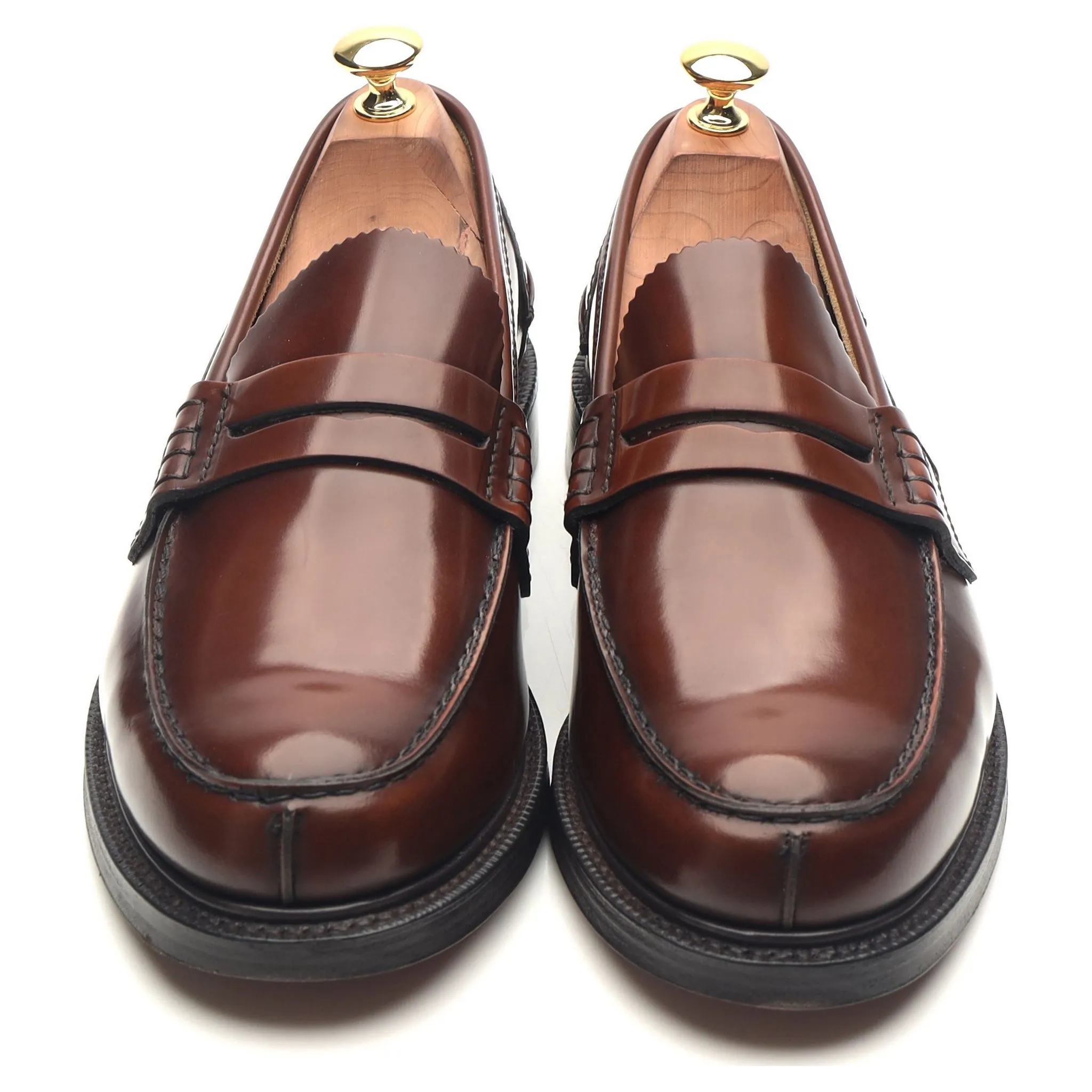 'Willenhall' Brown Leather Loafers UK 9 G