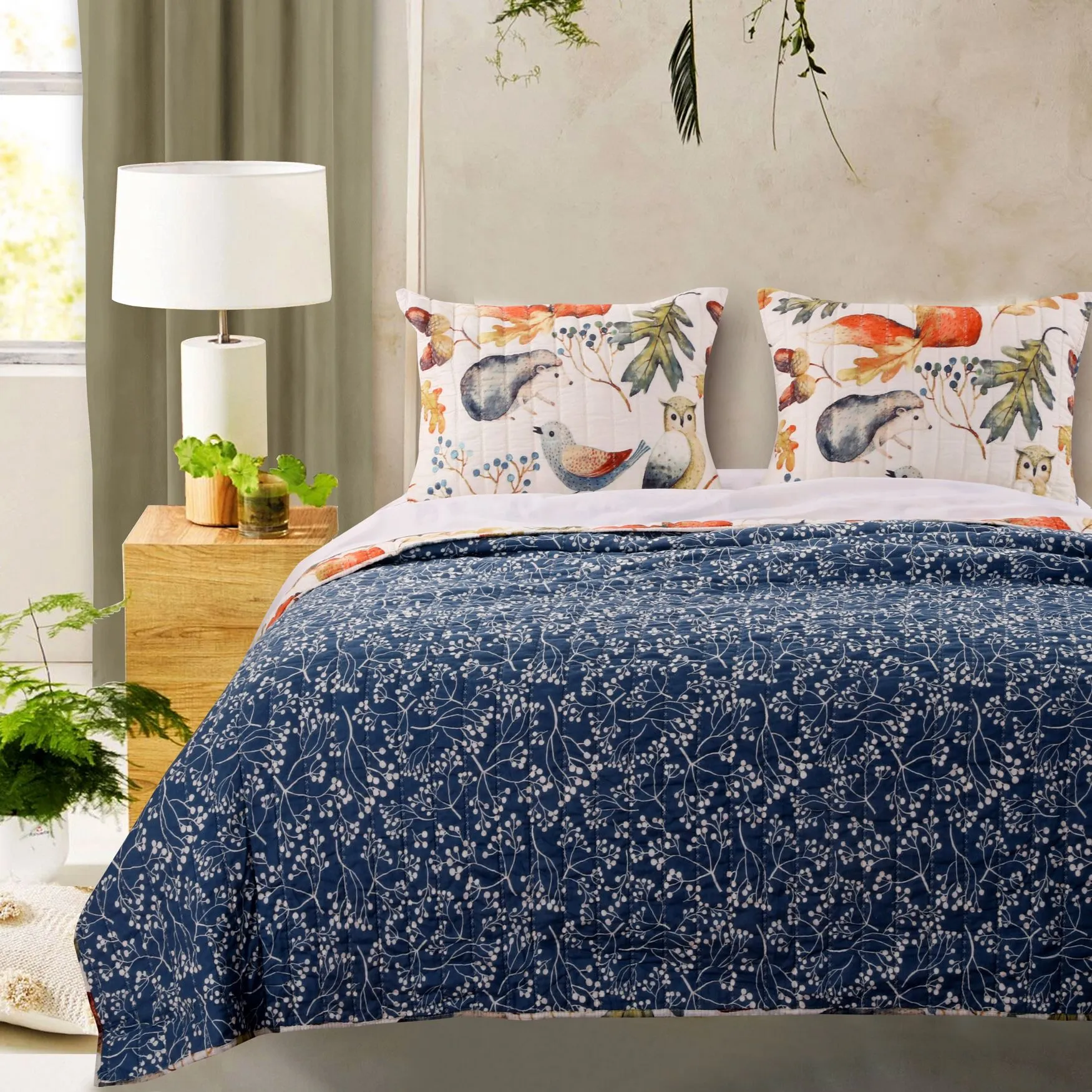 Willow Quilt and Pillow Sham Set