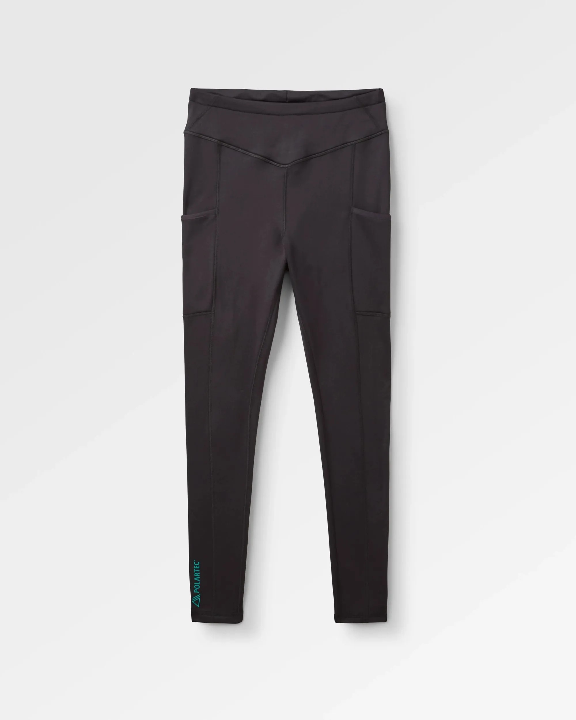 Wintergreen Recycelte Polartec Leggings - Schwarz