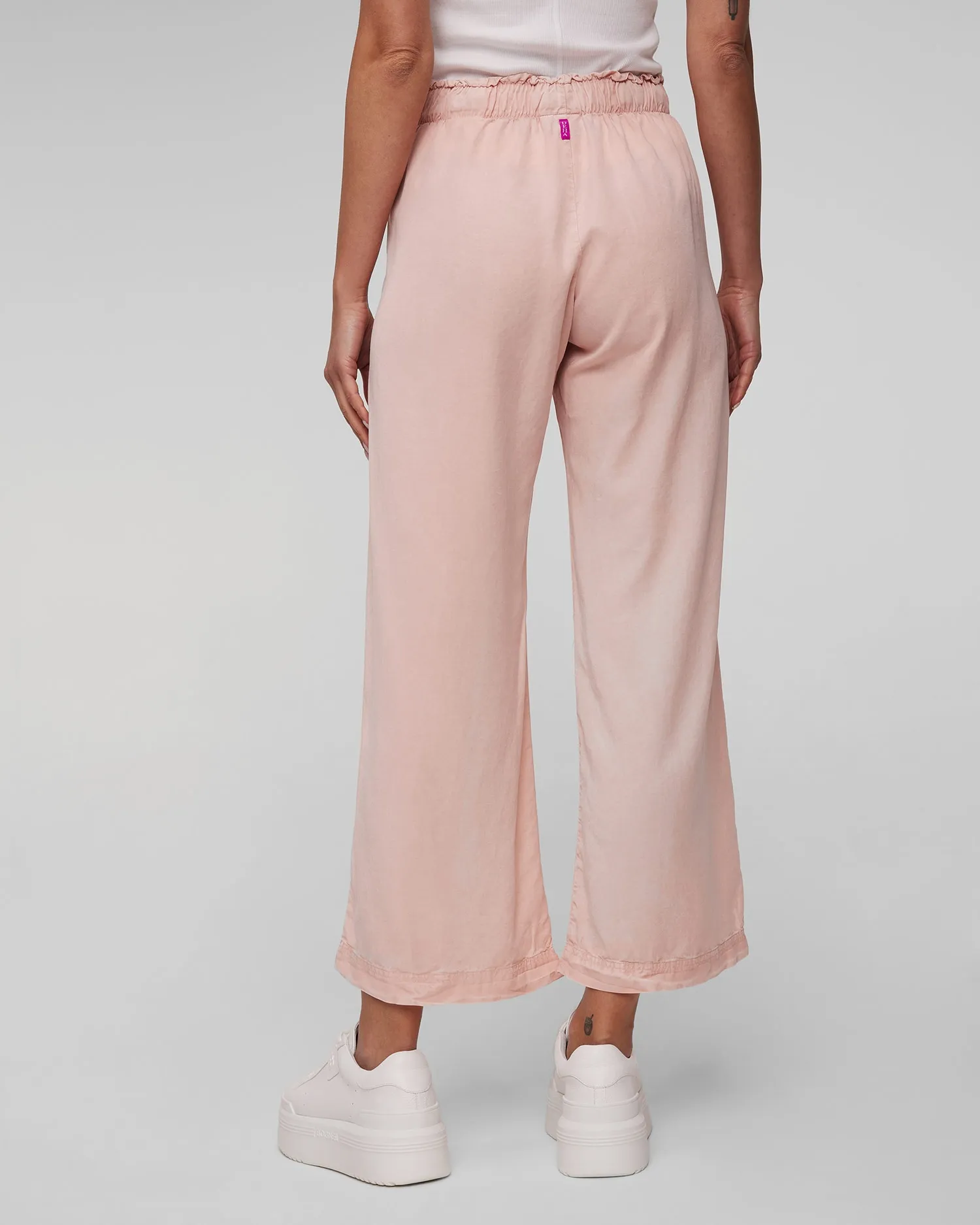 Women's pink trousers Deha D02776-12312