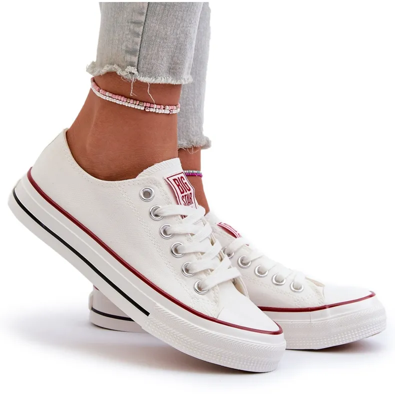 Women's Low Sneakers Big Star NN274274 White