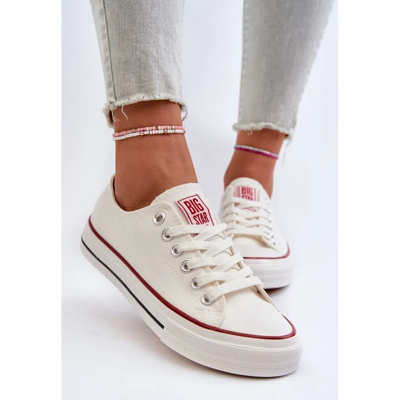 Women's Low Sneakers Big Star NN274274 White