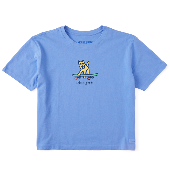 Women's Rocket Skateboard  Boxy Crusher Tee