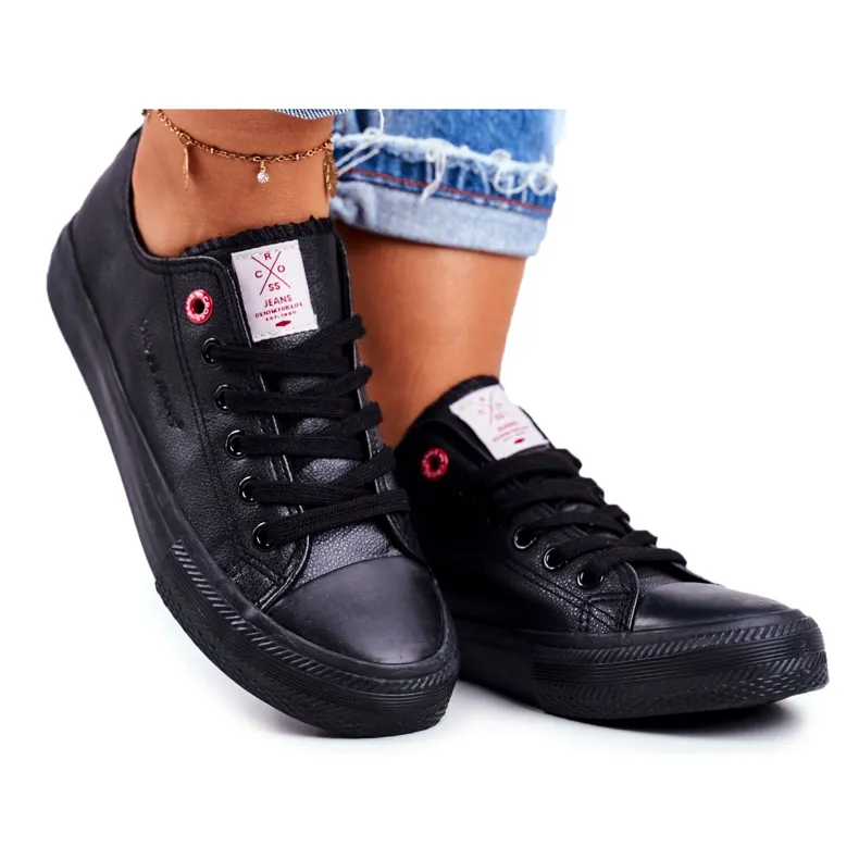 Women's Sneakers Cross Jeans Black DD2R4029CFW20
