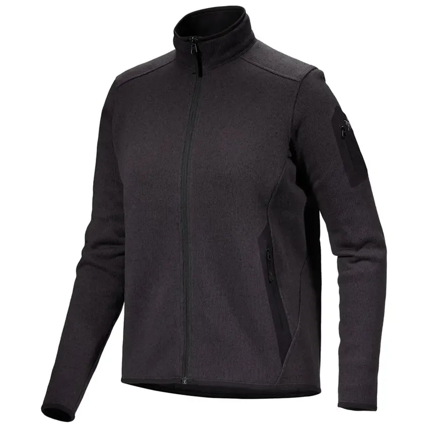 Women's Covert Cardigan - Black Heather II