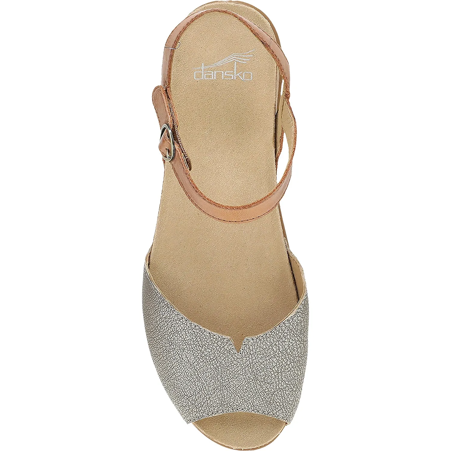 Women's Dansko Cass Platino/Tan Leather