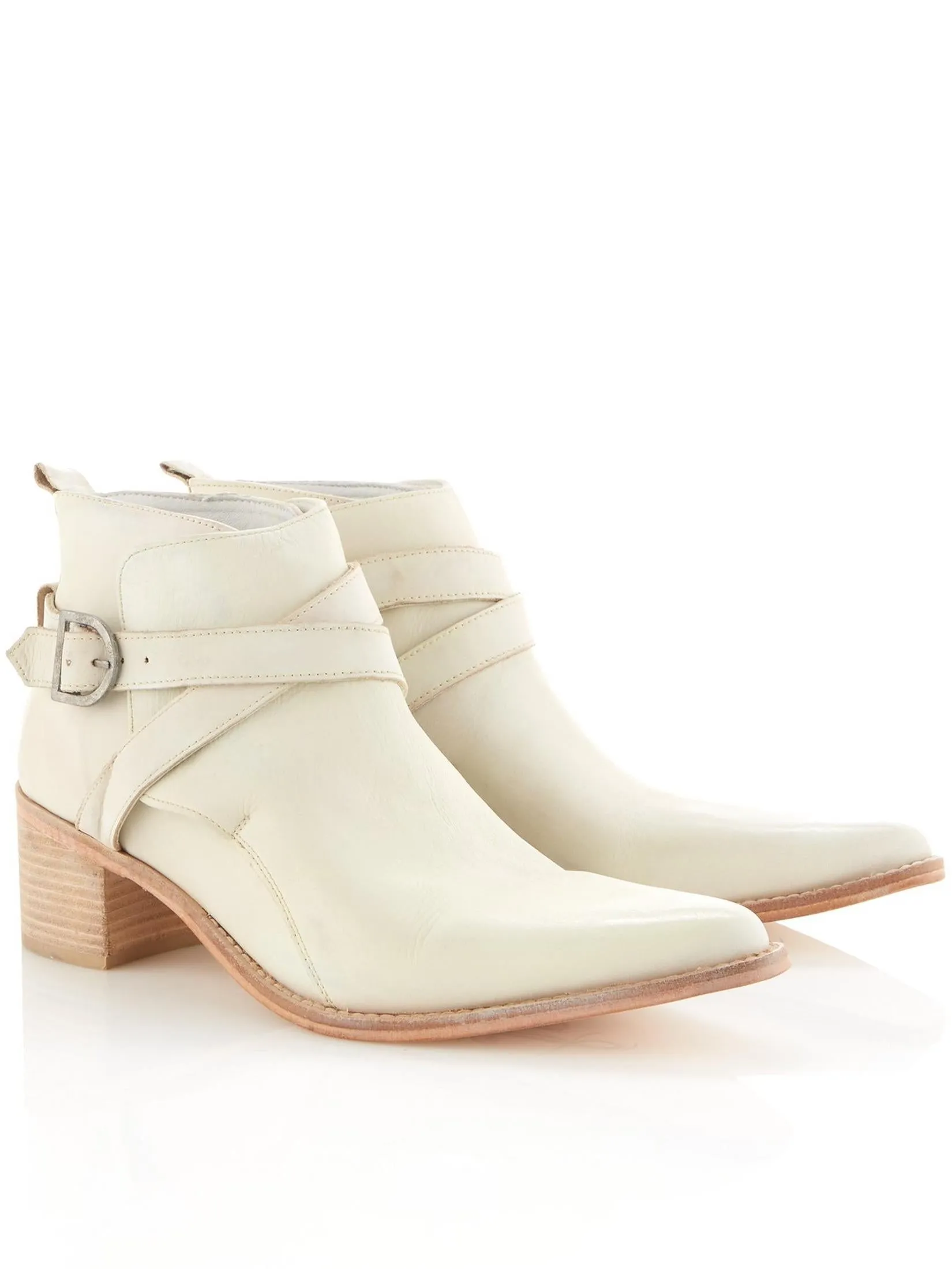 Womens Free People Boots in Cream