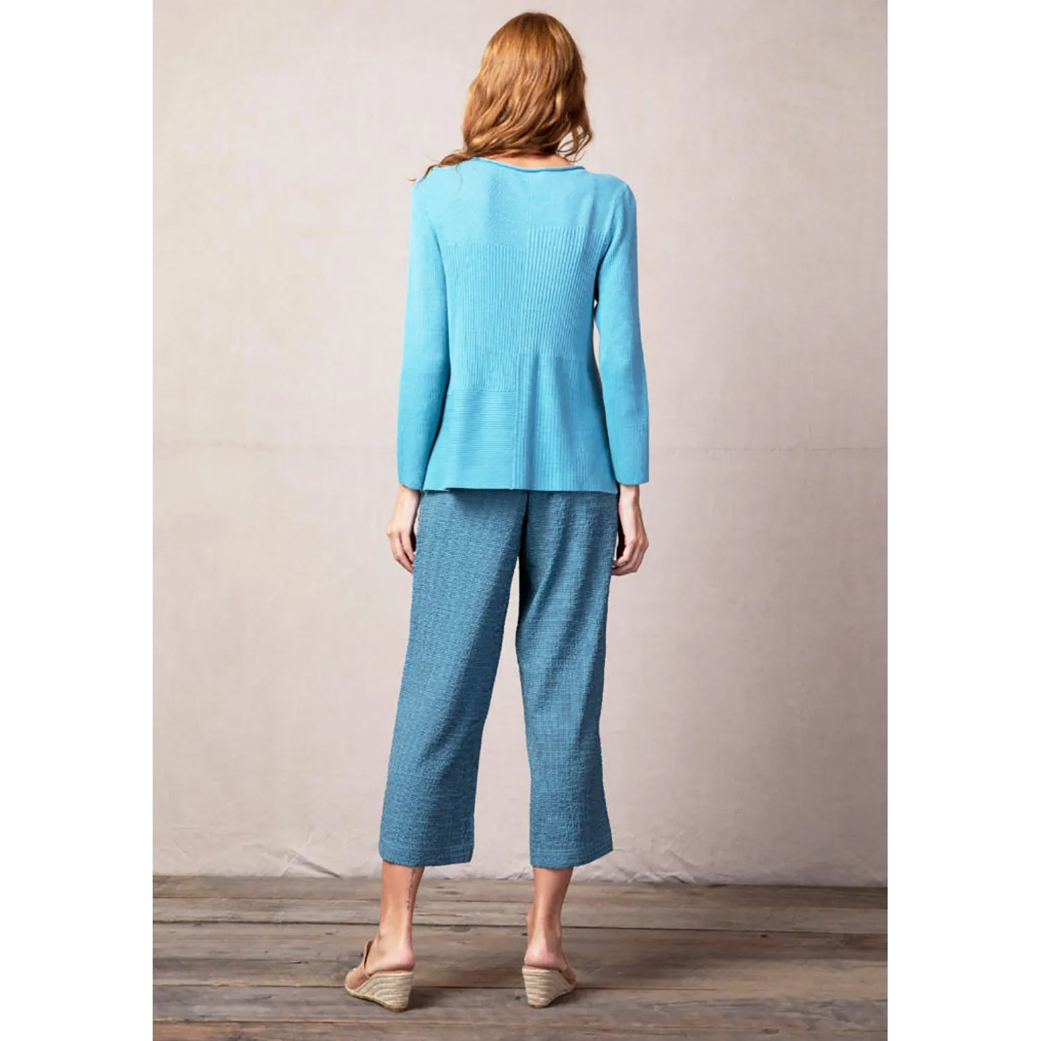 Women's Habitat Mix Stitch Pullover Seafoam