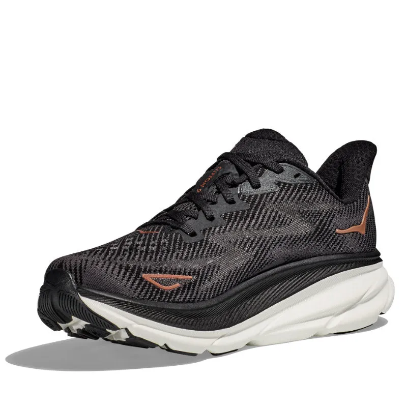 Women’s HOKA Clifton 9 – Black/Copper (BCPPR)