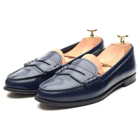 Women's 'Kara' Navy Blue Leather Loafers UK 3.5 EU 36.5