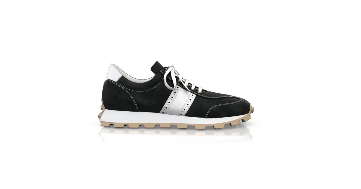 Women's Leather Running Sneakers 54946