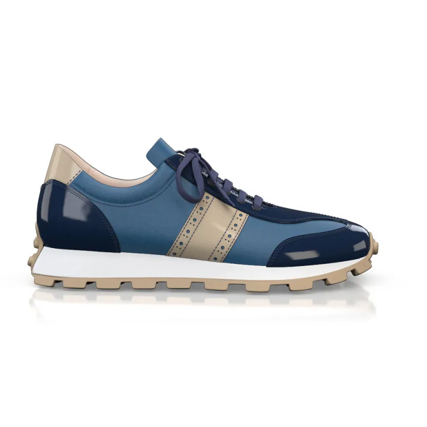 Women's Leather Running Sneakers 56458