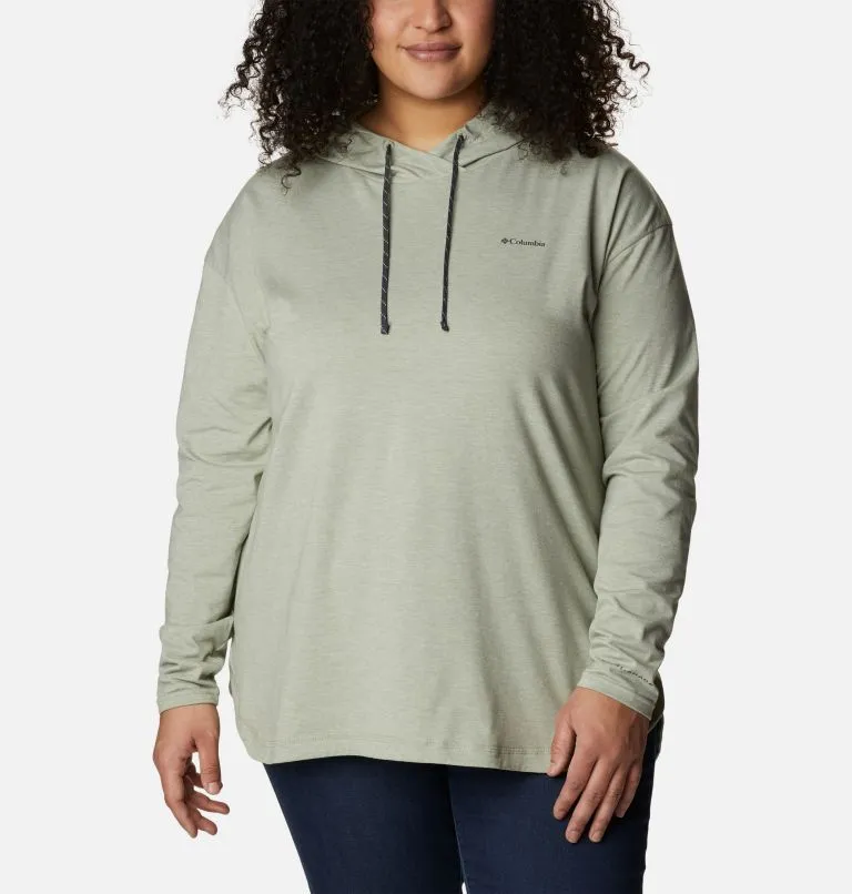 Women's Sun Trek Hooded Pullover - Plus Size - 1931814