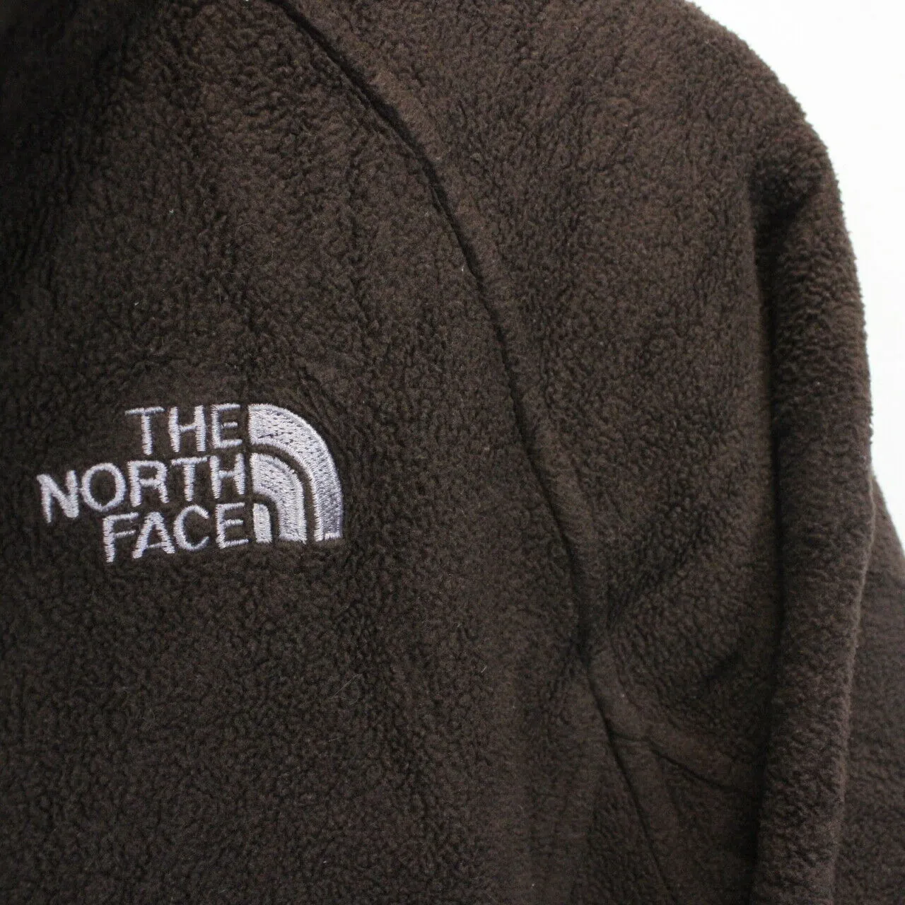 Womens THE NORTH FACE 1/4 Zip Fleece Brown | Medium