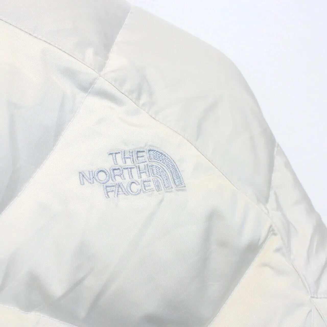 Womens THE NORTH FACE 550 Quilted Jacket Cream | Medium