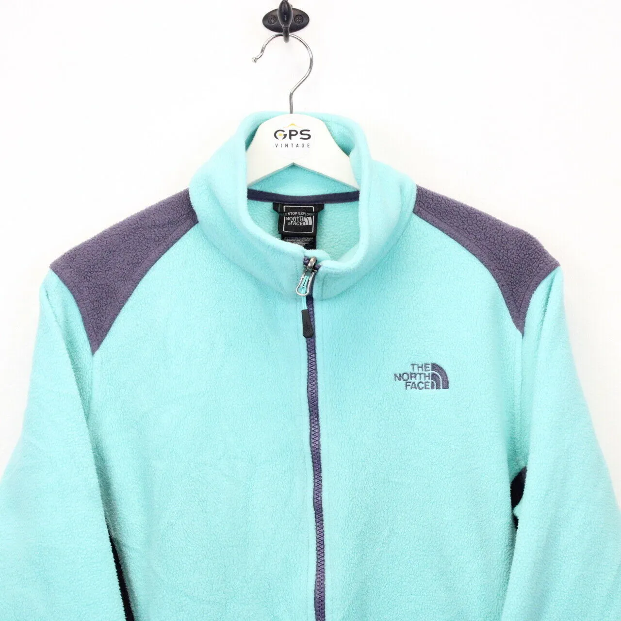 Womens THE NORTH FACE Fleece Jacket Green | Large