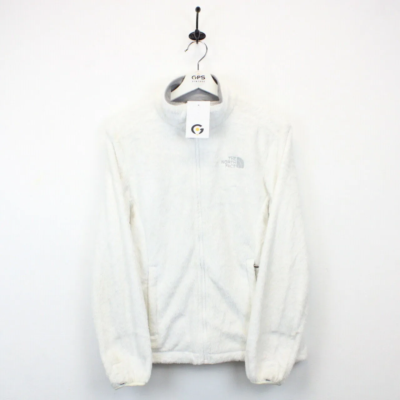 Womens THE NORTH FACE Fleece Jacket White | Medium