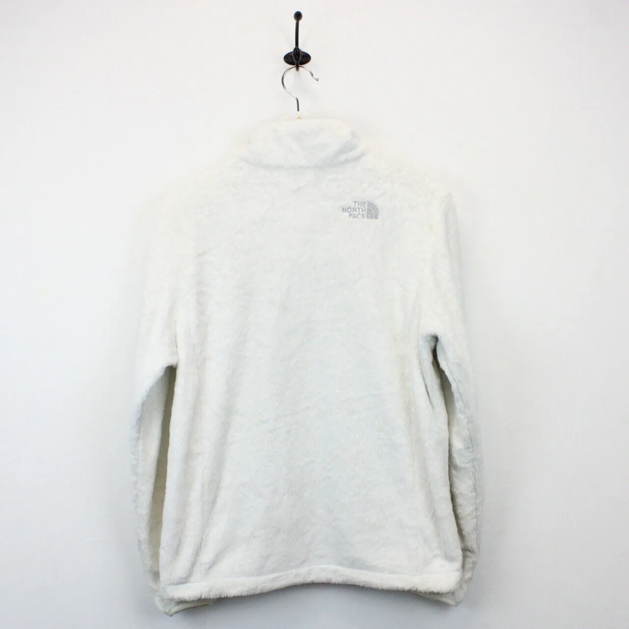 Womens THE NORTH FACE Fleece Jacket White | Medium